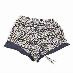 BCBGeneration Aztec Tribal Women's Shorts, Size XXS